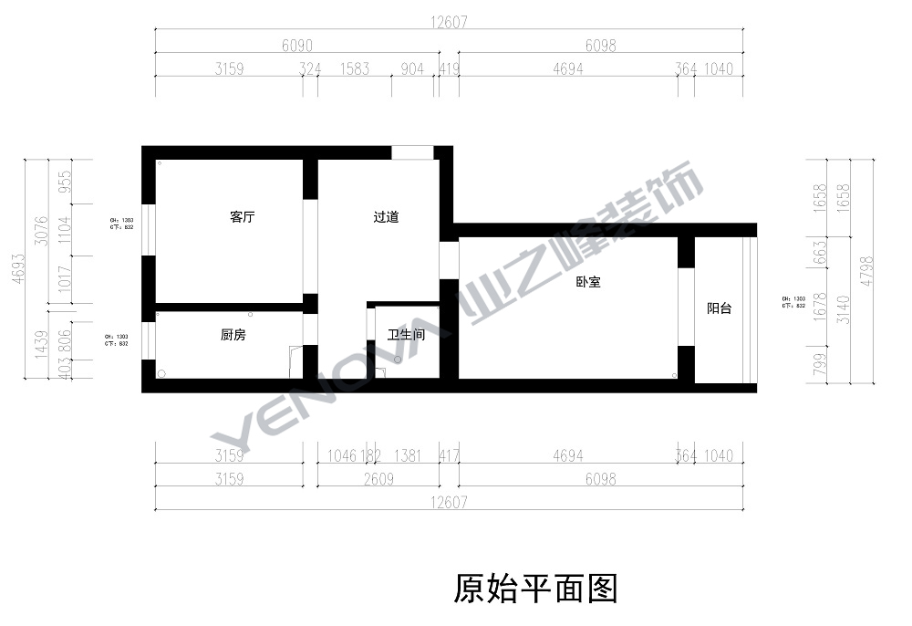 装修案例 | 60平老房改造，舒适明亮打造属于父母的养老房