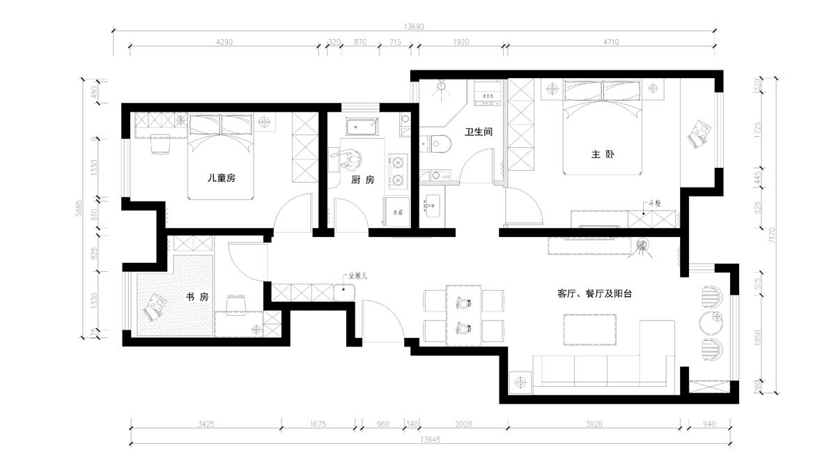 原始平面图