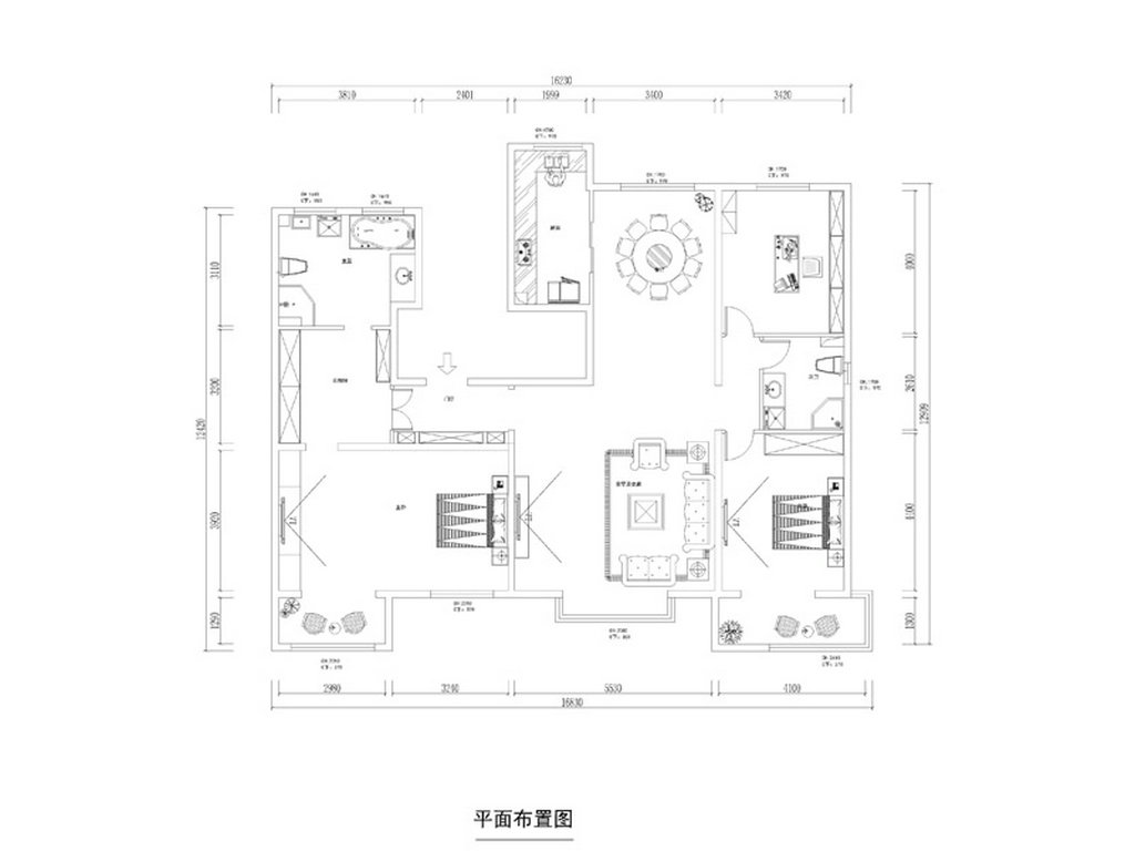 原始平面图