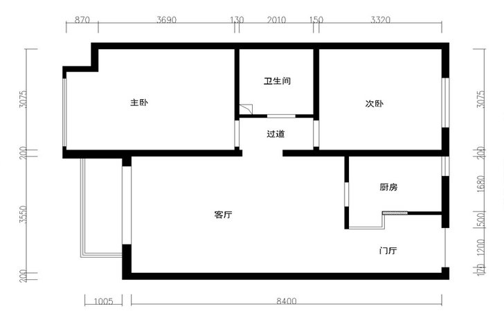 原始平面图