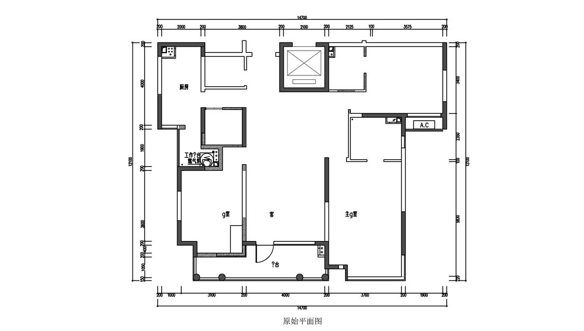 原始平面图