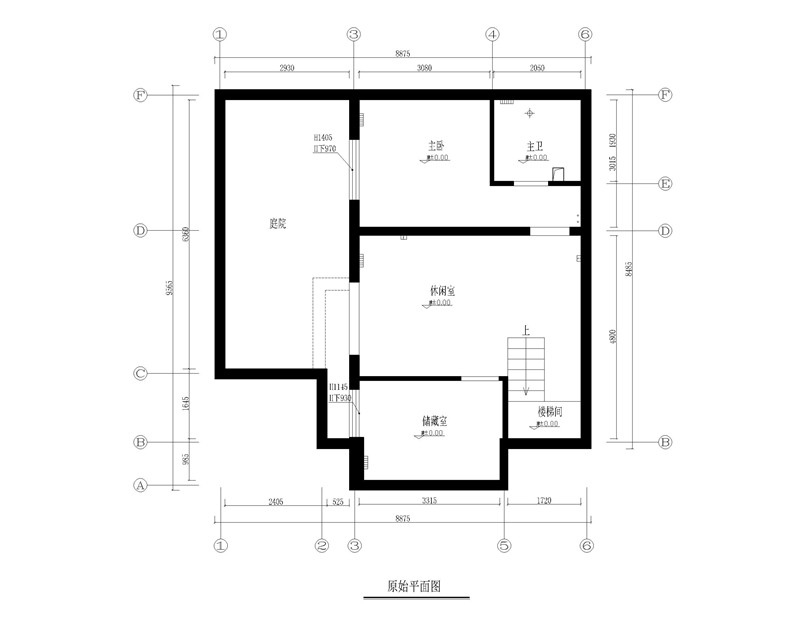 地下一层原shi平面图