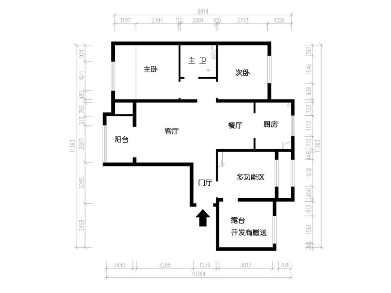 原始平面图