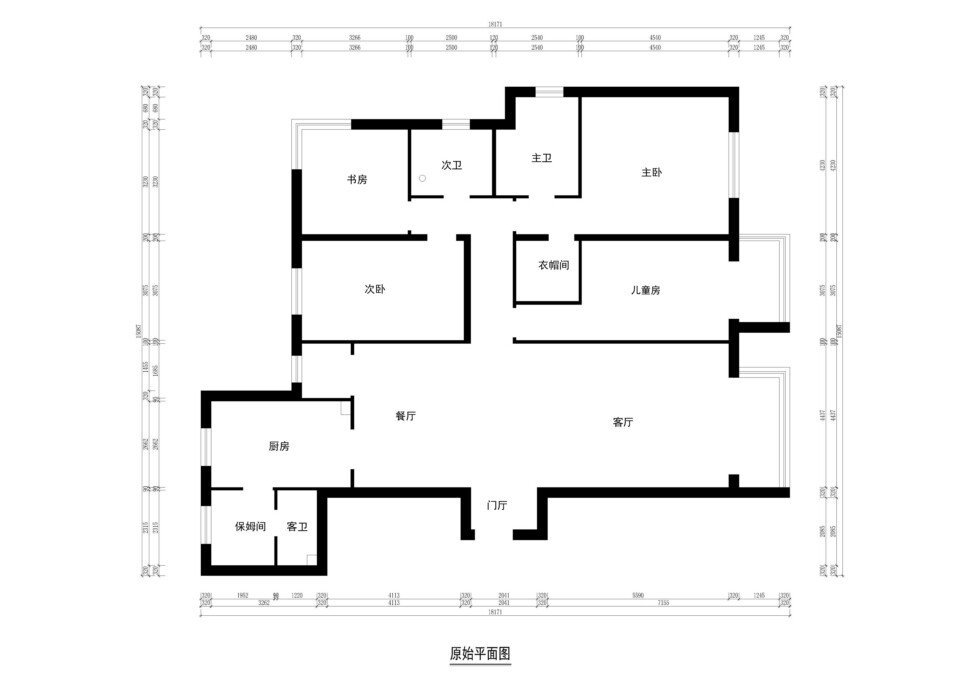 原始平面图