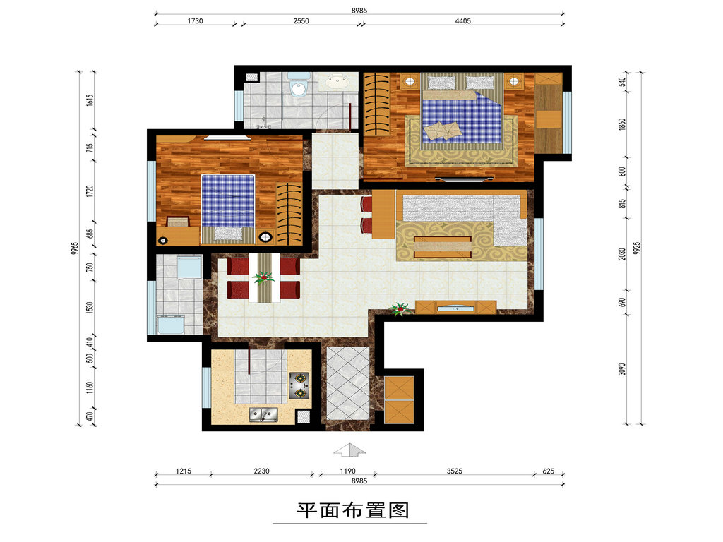 平面结构图