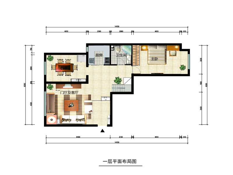 一层平面部署图