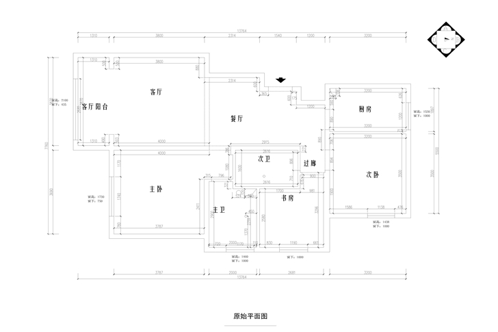 原shi平面图