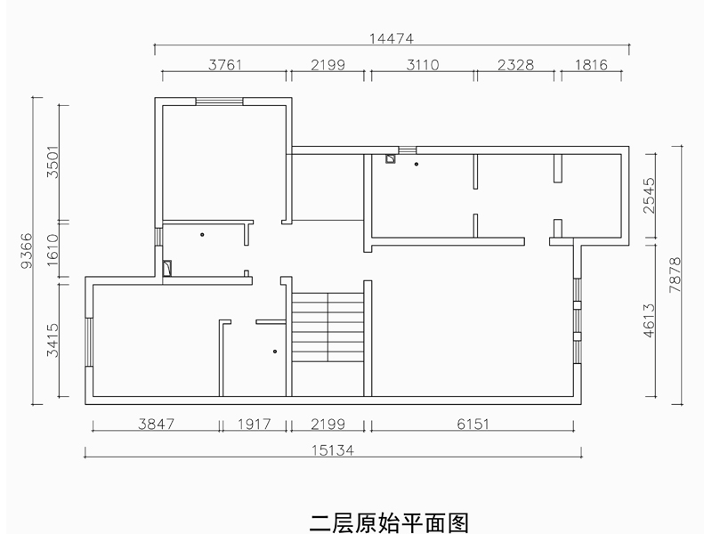 二层原始结构图