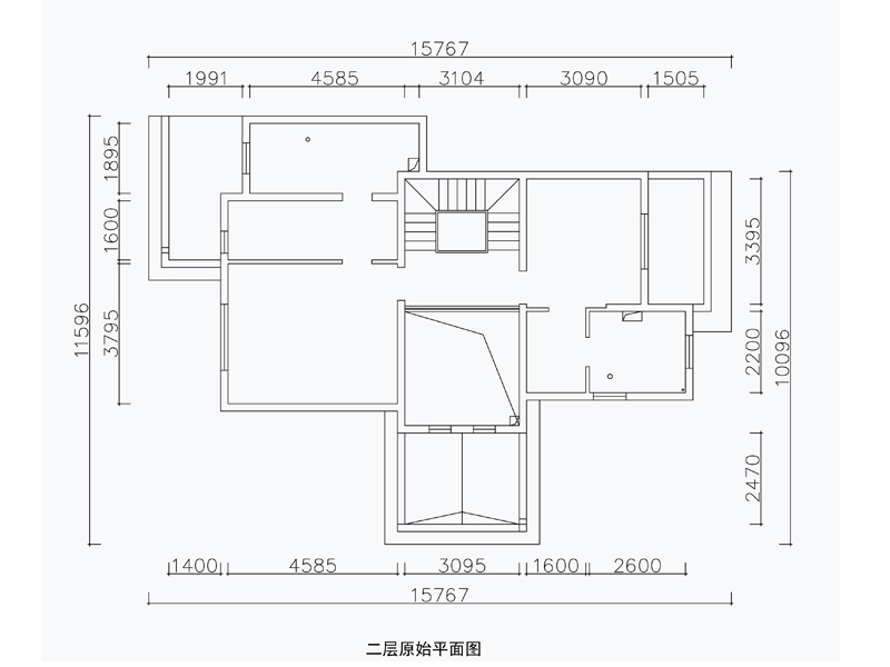 二层原shi结构图