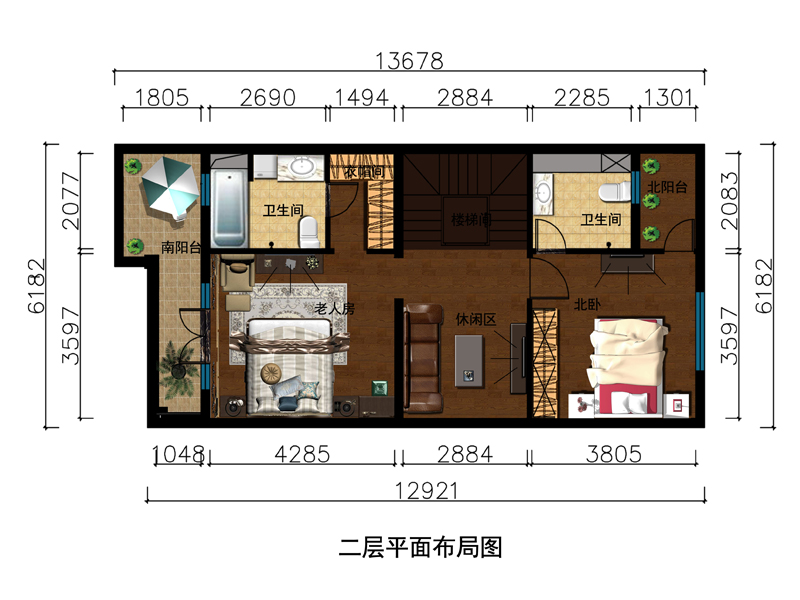 二层平面图