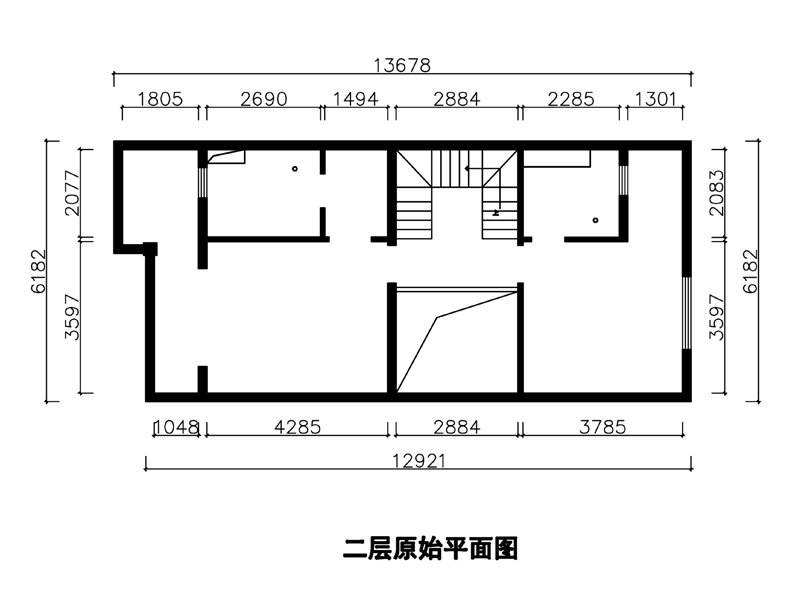 二层原始结构图