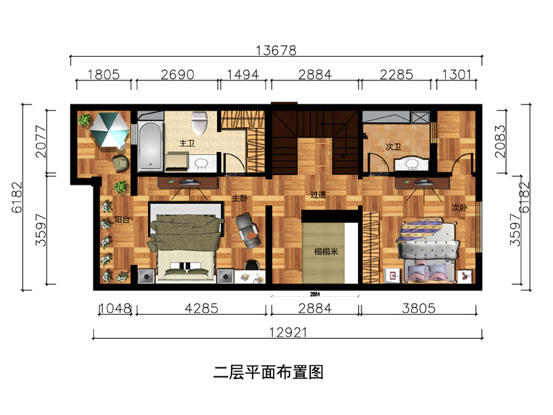 二层平面图