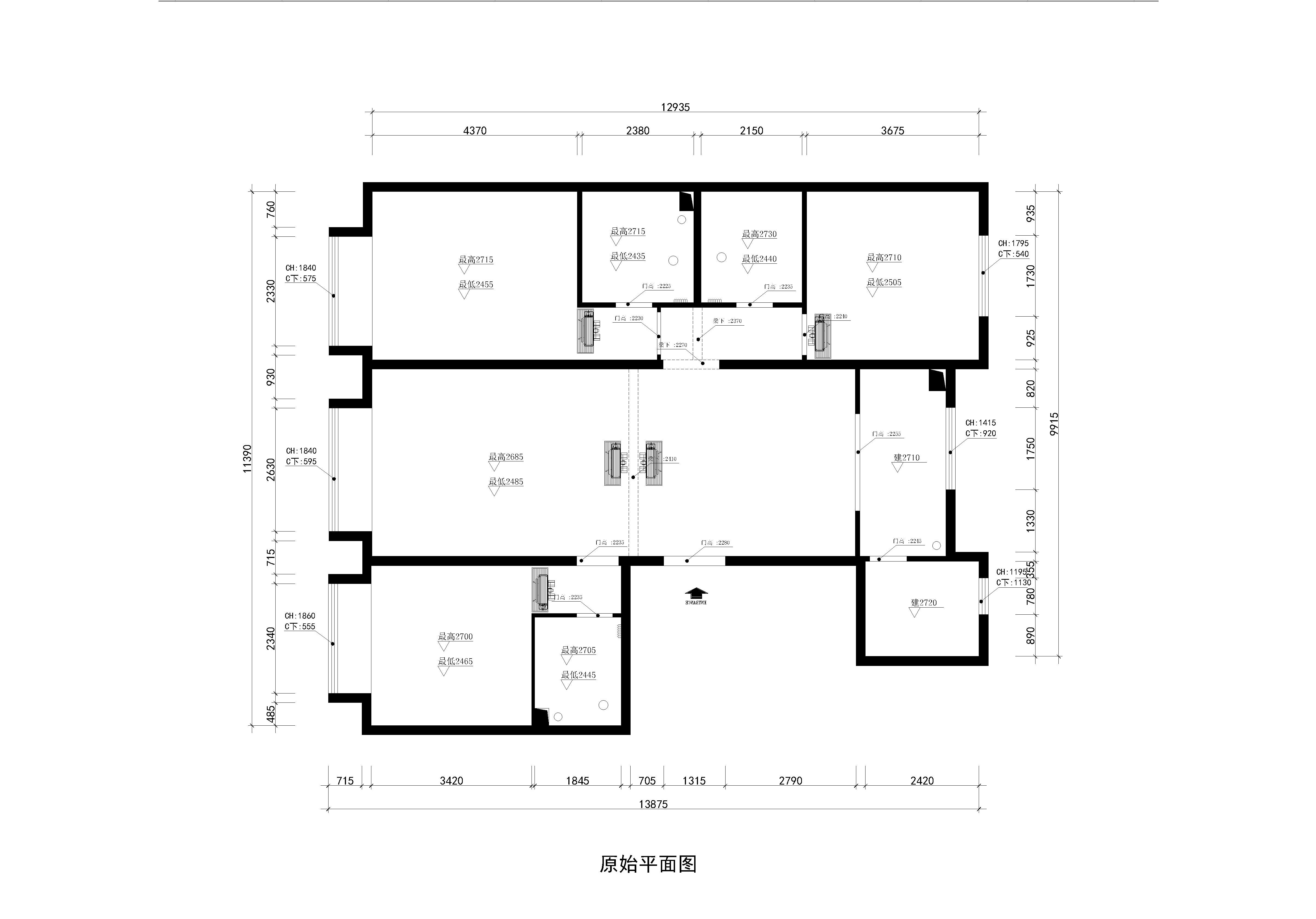 原始平面图