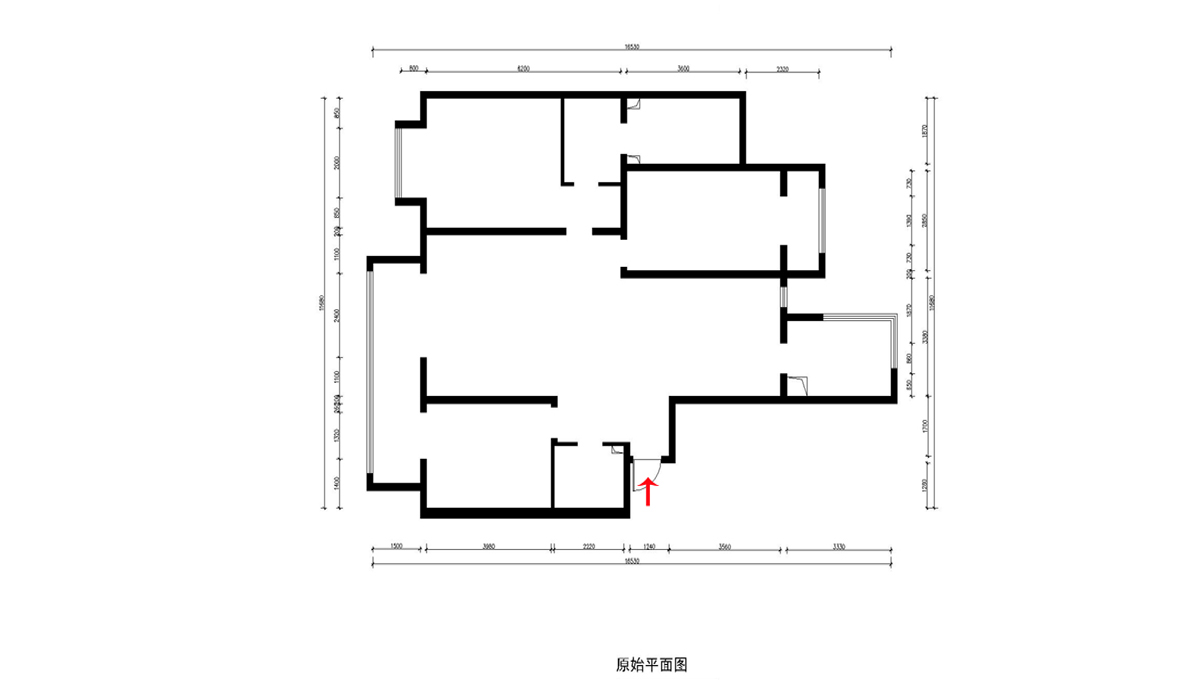 原始平面图