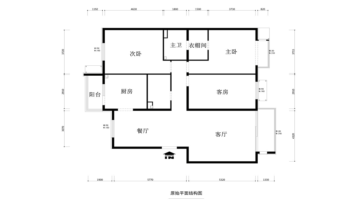 原始平面图