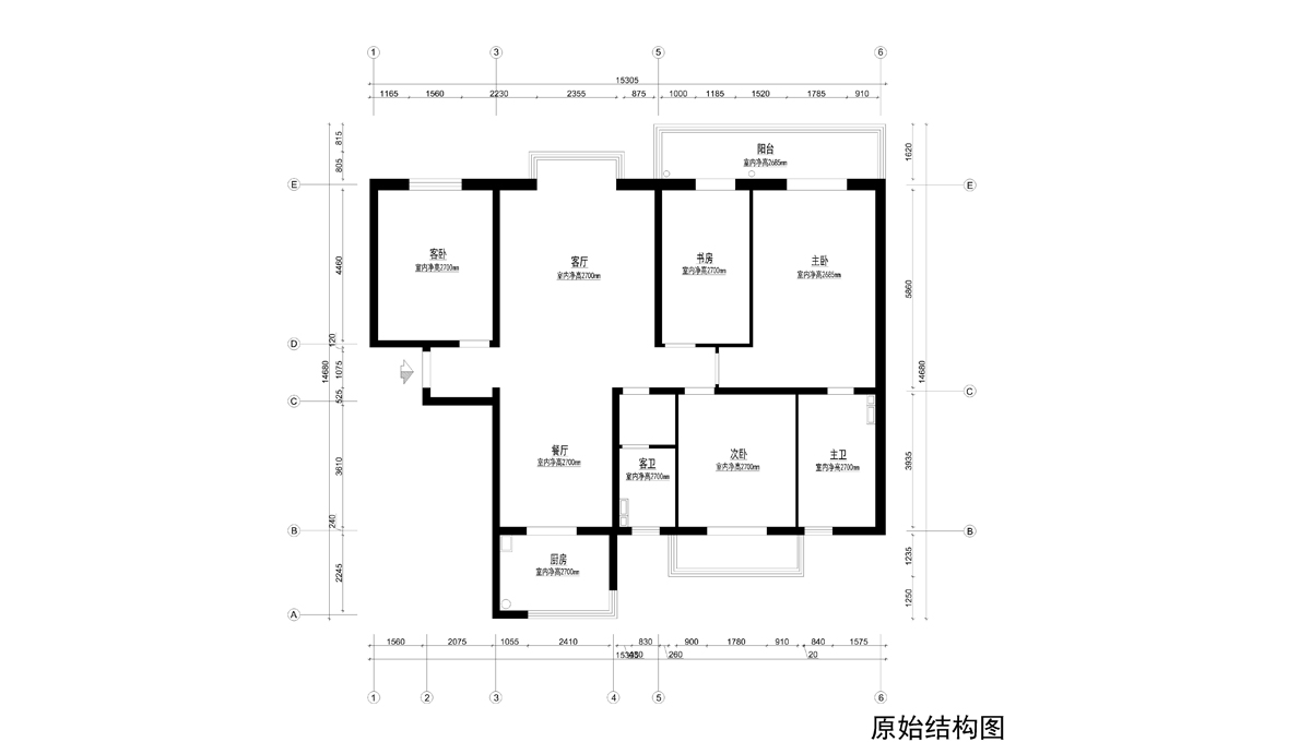 原始平面图