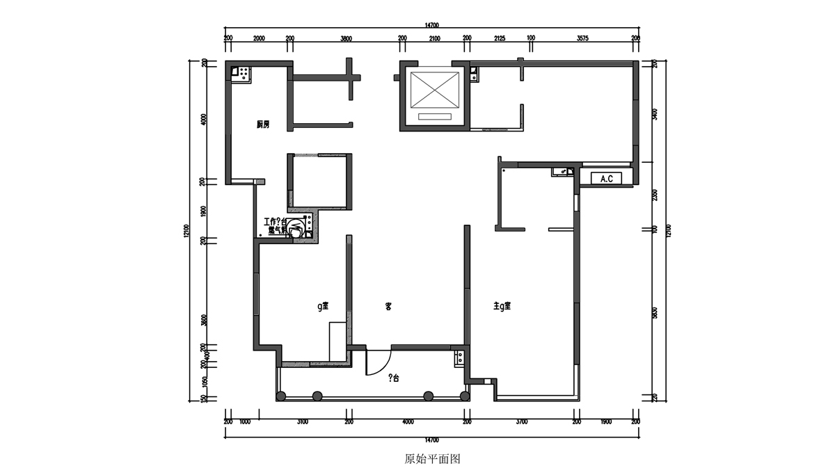 原始平面图