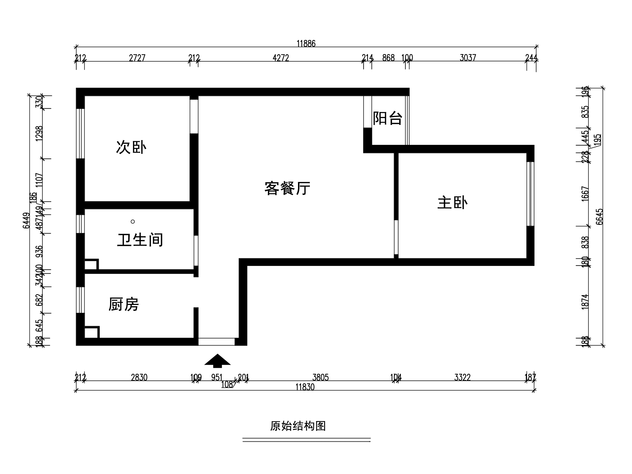 原始平面图