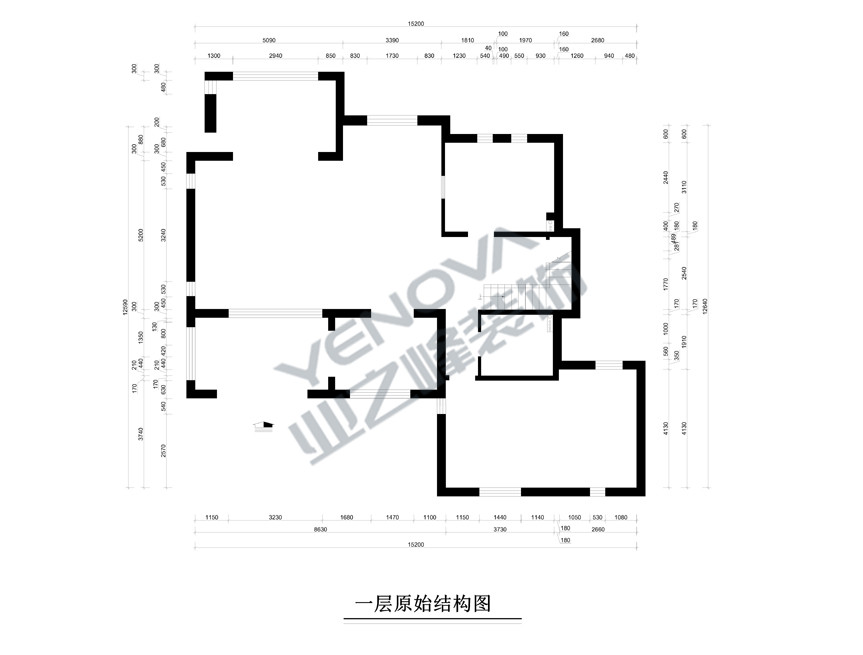 一层原shi户型图