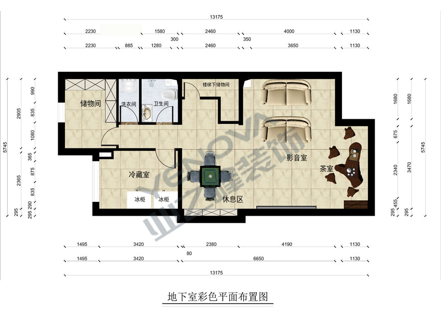 地下平面布置图