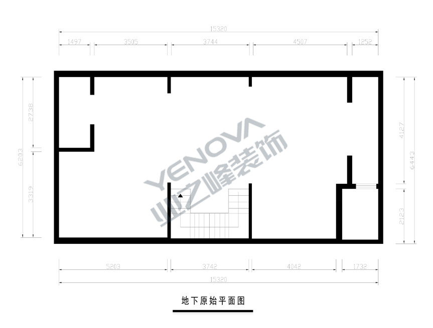 地下原始平面图