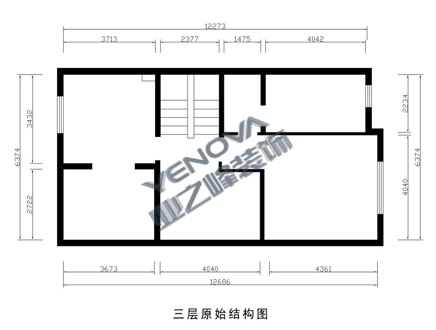 三层原shi结构图