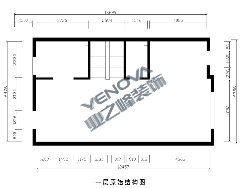 一层原shi结构图