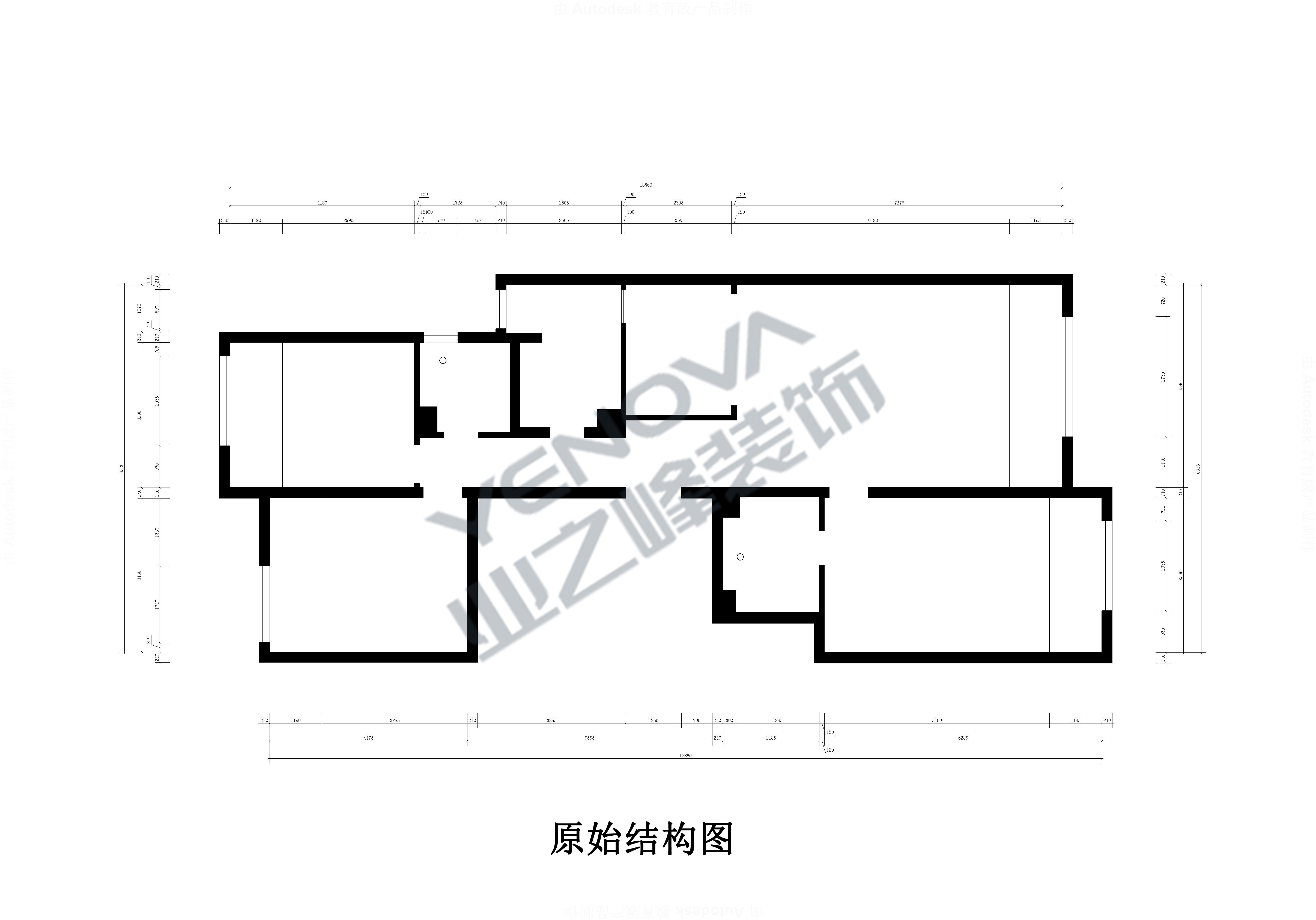 原始平面图