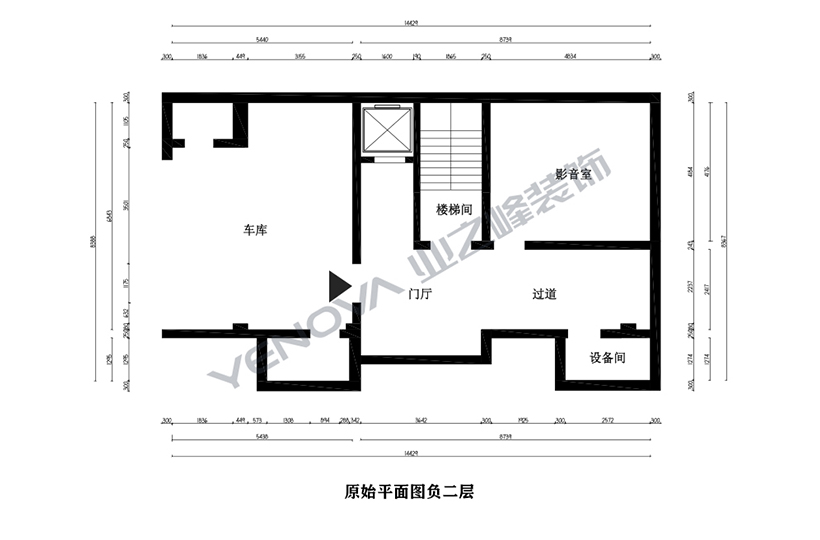 地下二原始平面图