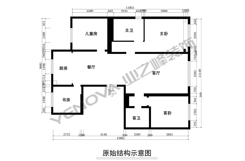 原始平面图