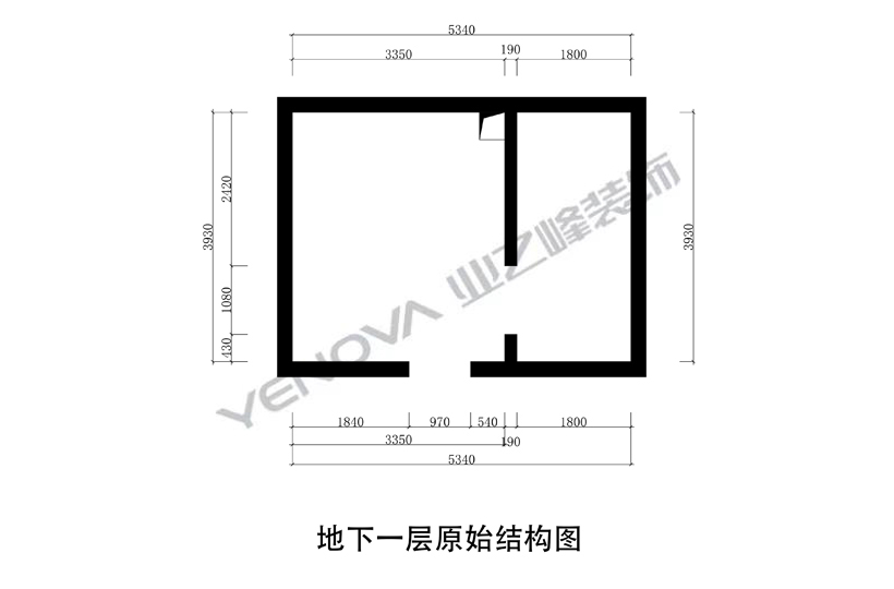 地下一层原shi结构图