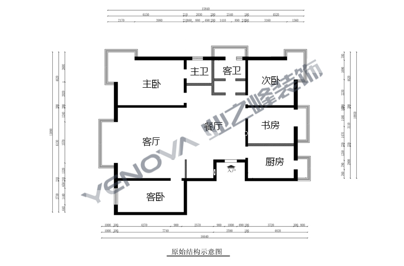 原始平面图