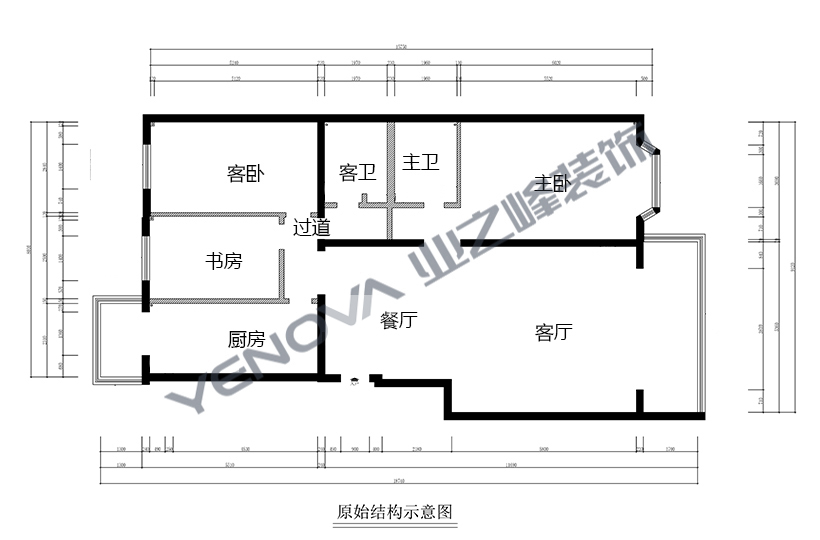 原始平面图