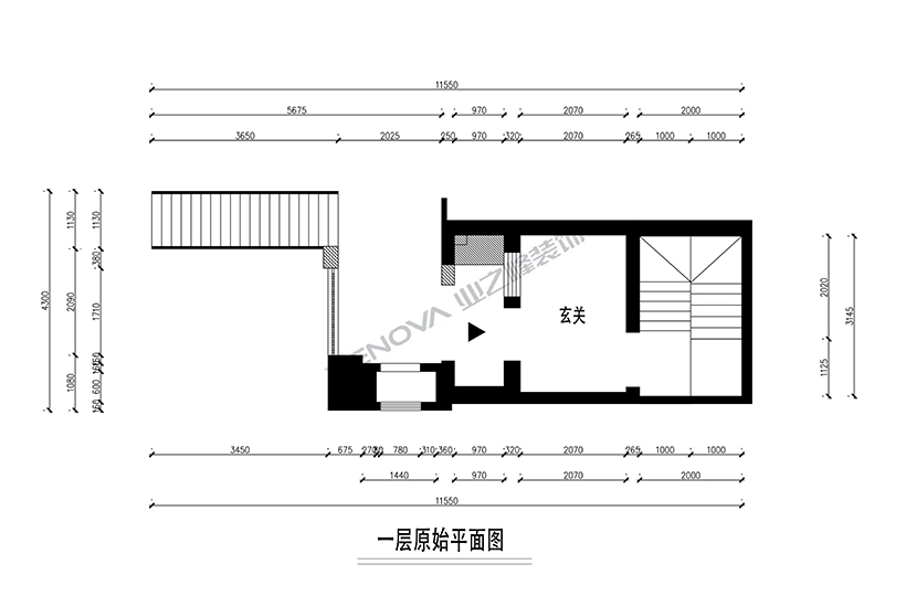 一层原shi平面图