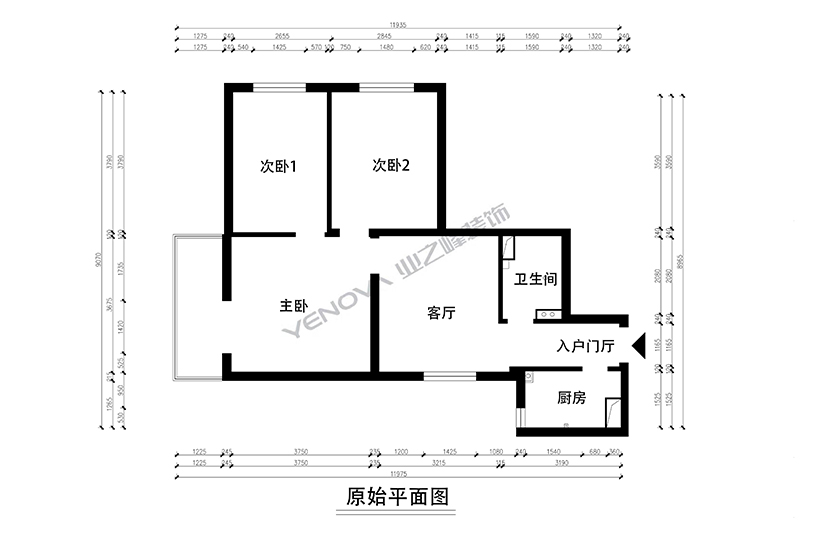 原始平面图