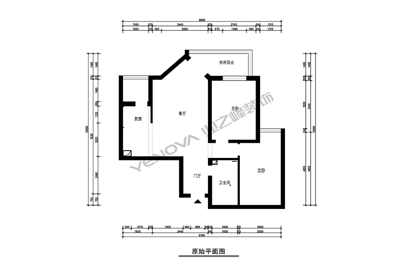 原始平面图