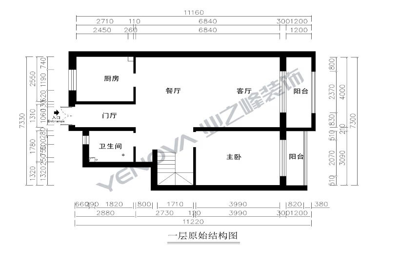 一层原shi结构图