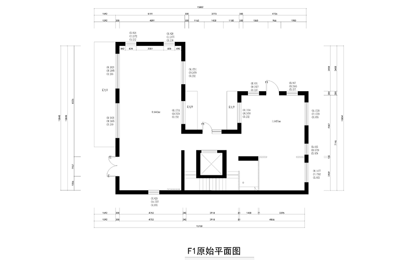 F1原始平面图