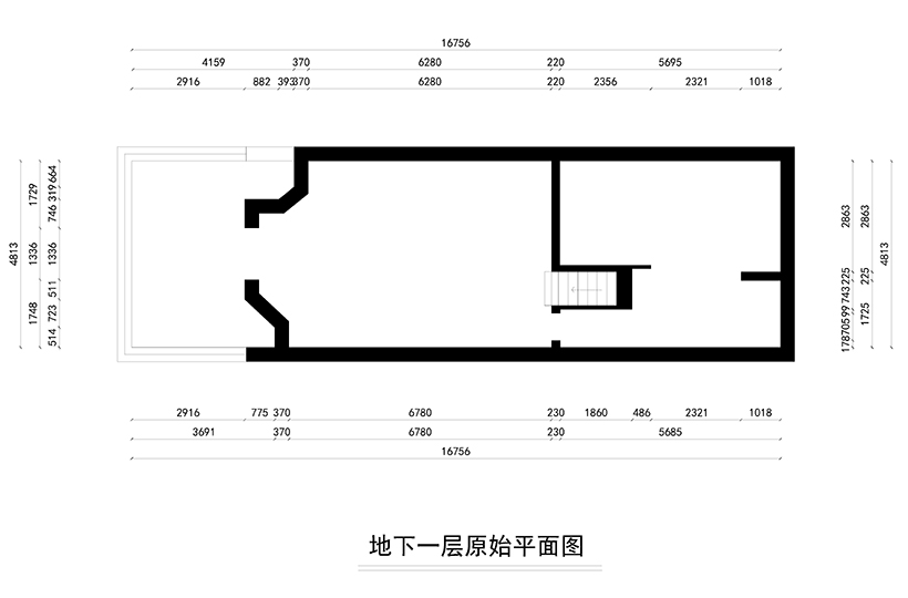 地下一层原shi平面图