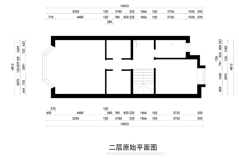 二层原shi平面图