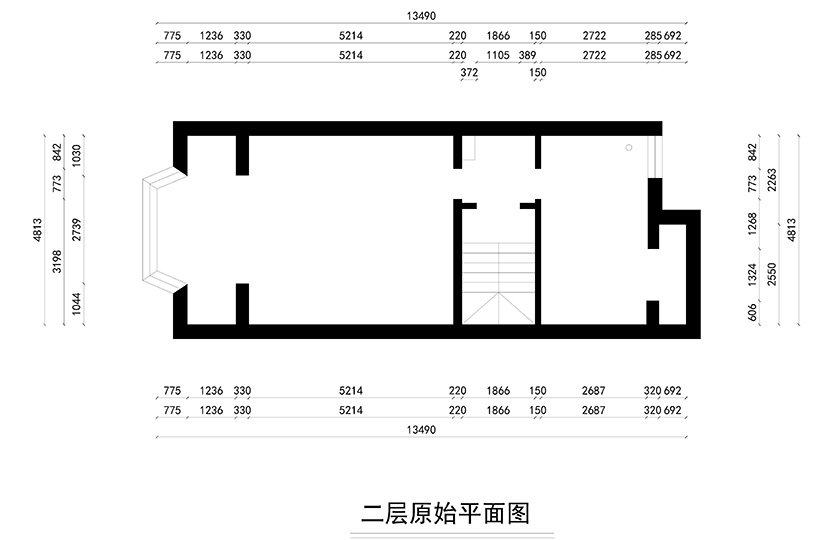 三层原shi平面图