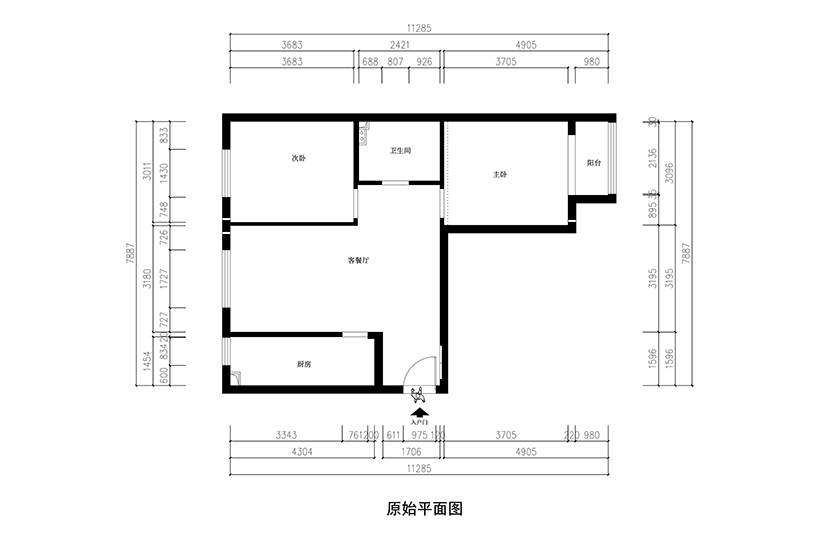 原始平面图