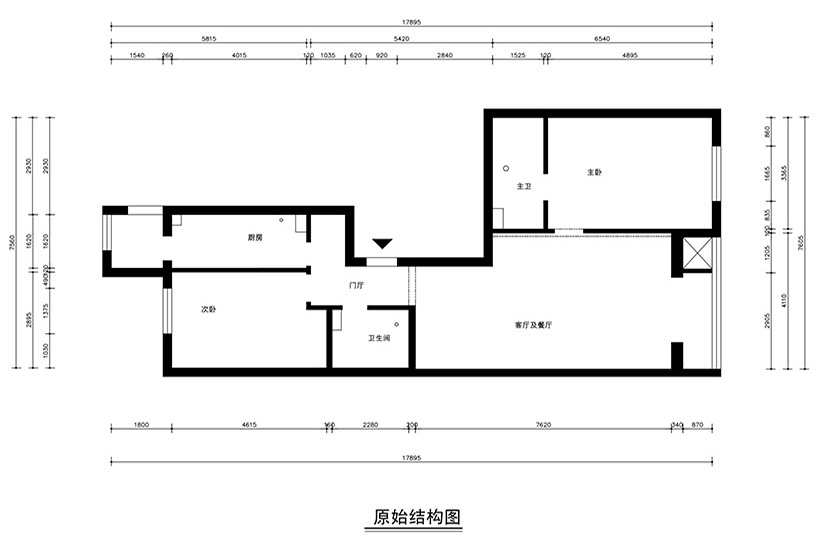 原始平面图