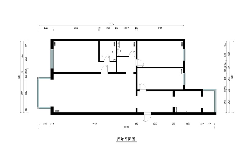 原始平面图