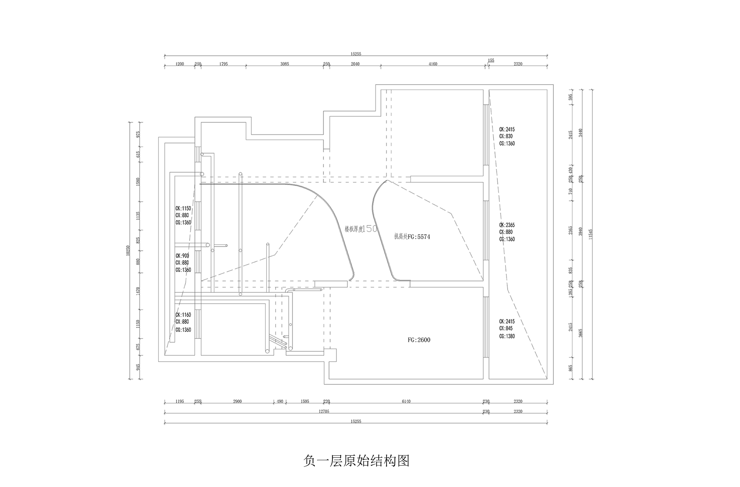 负一层原shi结构图