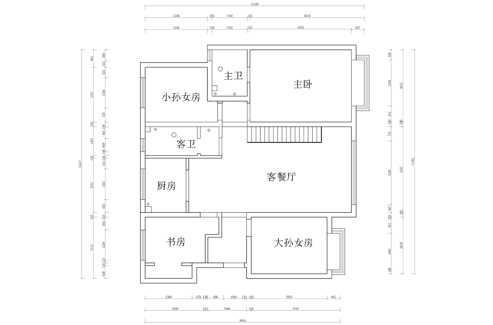 一层原始结构图