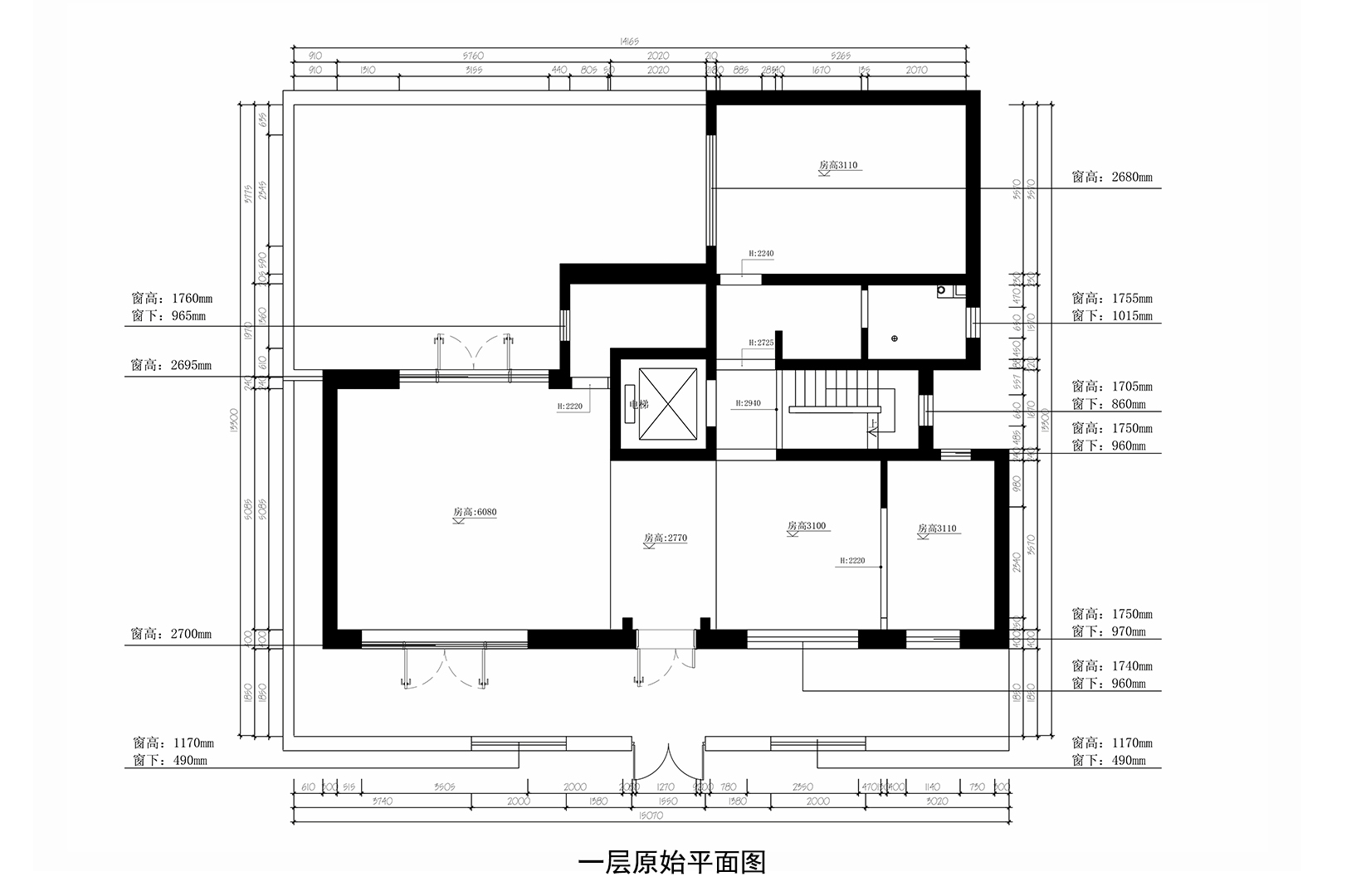 一层原始结构图