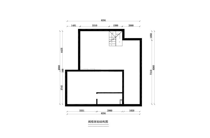 阁楼原shi结构图