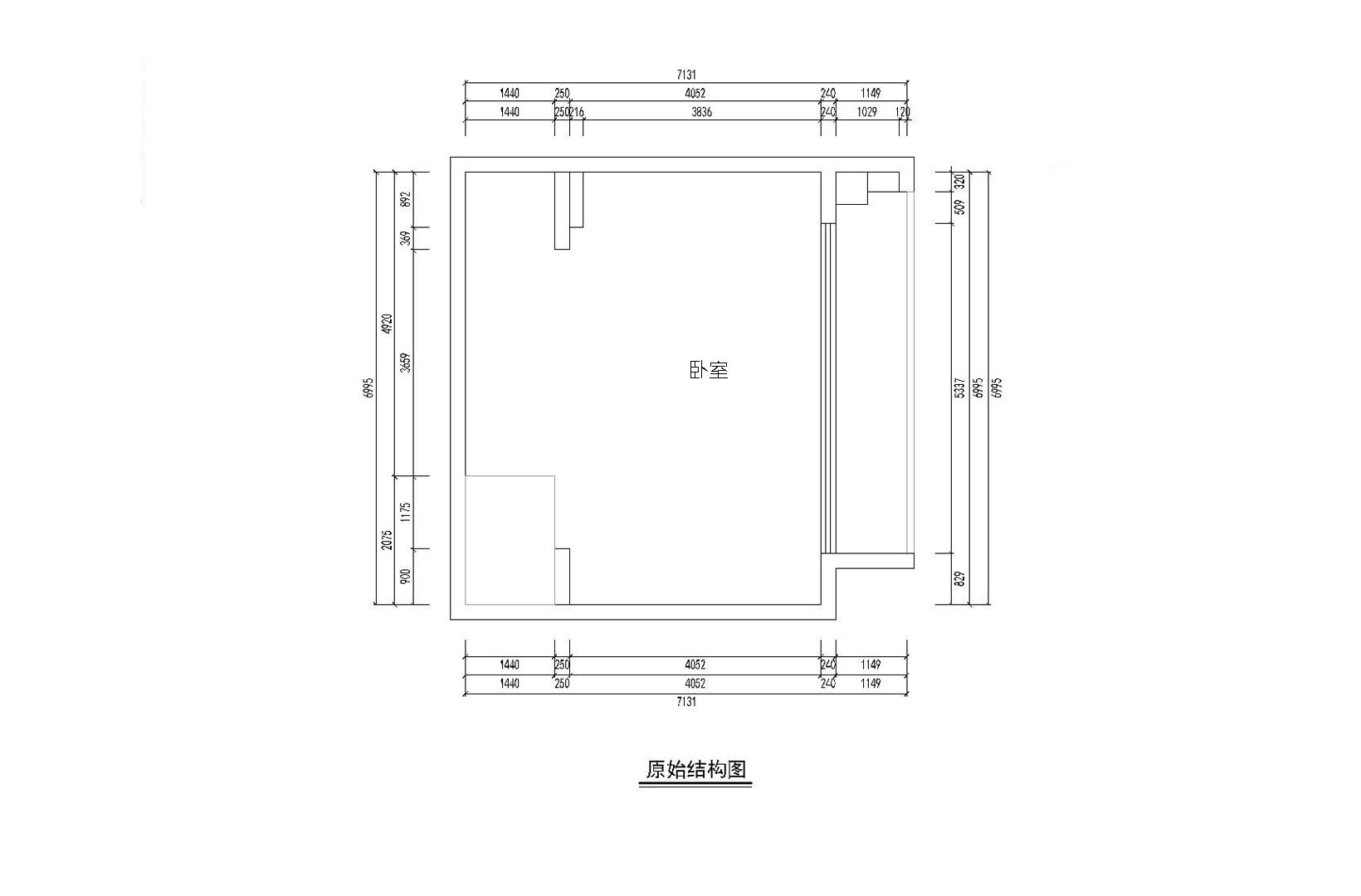 七层原shi户型图