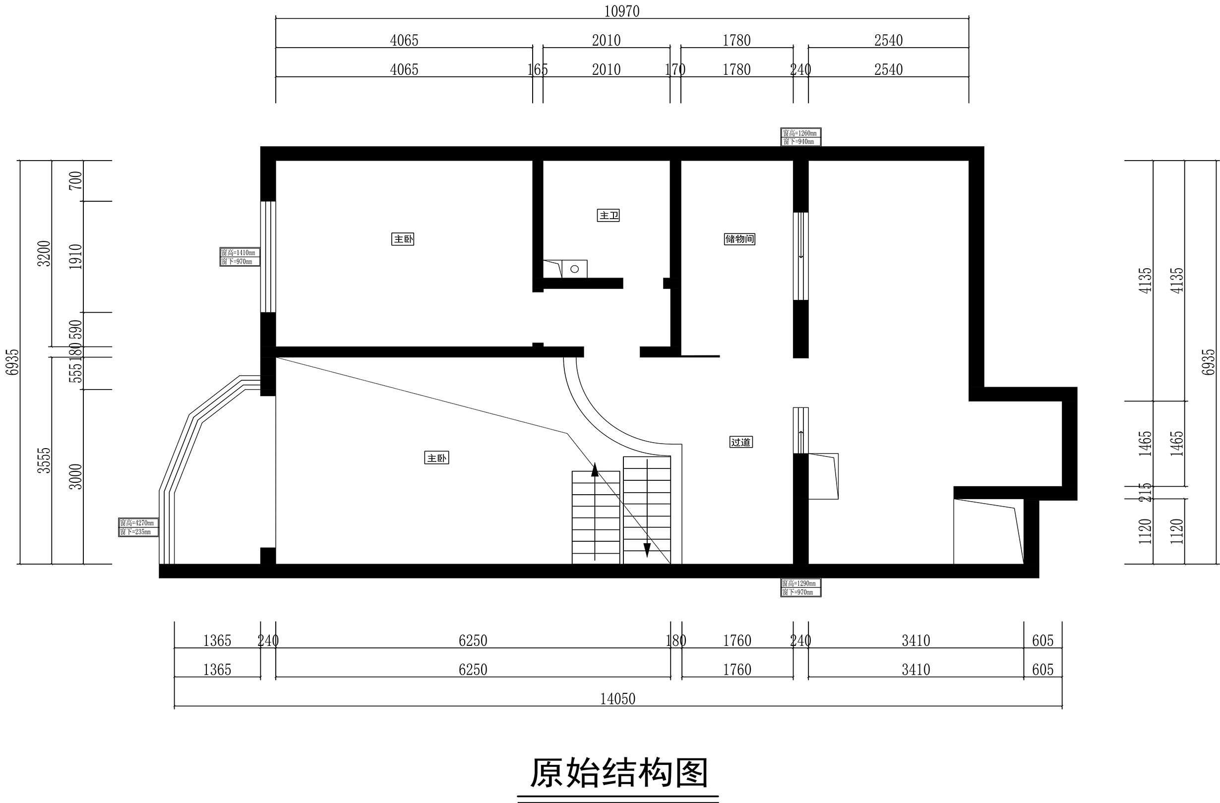 二楼原始结构图